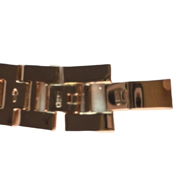 Womens Rose Gold Round Tone Watch Adjustable Band Multiple Hands u - Picture 7 of 7